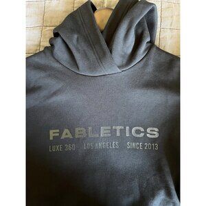 Fabletics Luxe 360 Black Graphic Hoodie Women's XS Sweatshirt Pullover